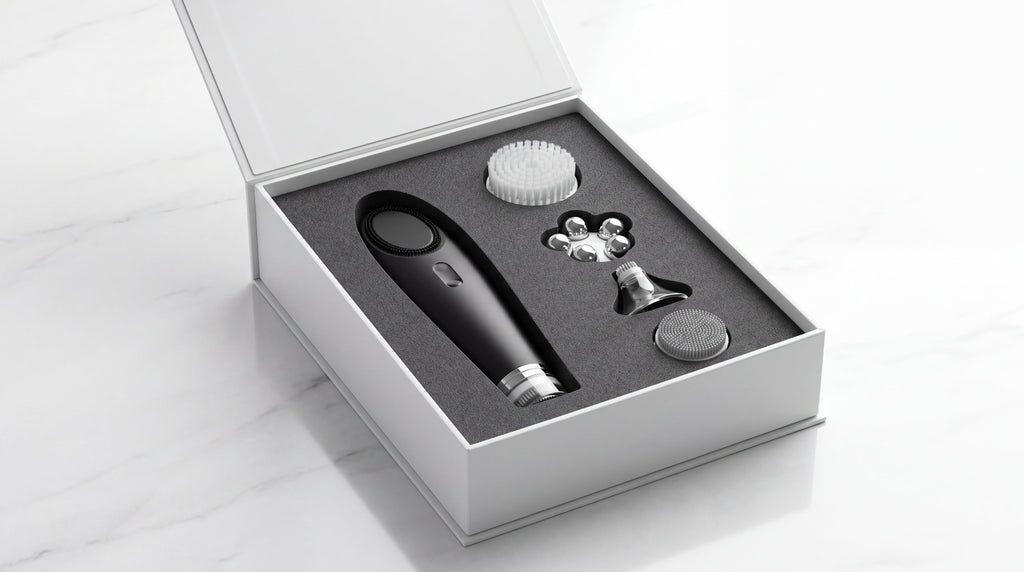 Manivos Face Cleansing Brush in Schwarz